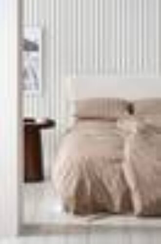 LINJE sengesett enkeltseng Brun