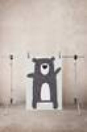 MAURITZ bomullsteppe 100×150 cm Grå