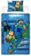 Minecraft sengetøy – 140×200 cm – Minecraft sengesett – 2 i 1 design – 100% bomull
