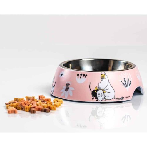 Mummi Pets Matskål S – Rosa 160 ml