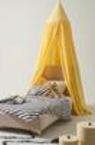 NADINE sengehimmel – økologisk Gul