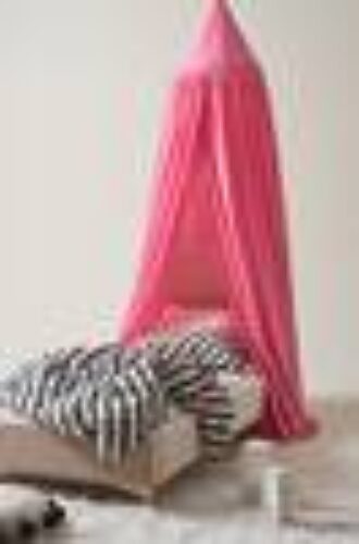 NADINE sengehimmel – økologisk Rosa