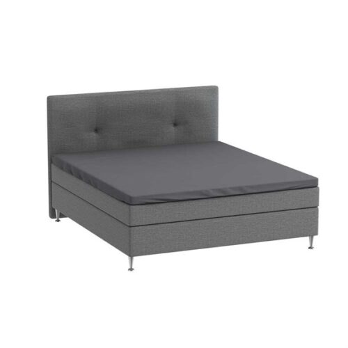 Overmadrasslaken 140×200 cm – antrasitt – bomullssateng