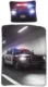 Police Sengetøy – 140×200 cm – Sengesett med politibil – 2 i 1 design – 100% bomull