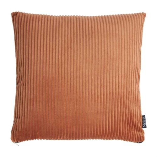 Pyntepute i fløyel 45×45 cm – Frigg – Rust