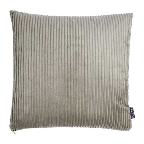 Pyntepute i fløyel 45×45 cm – Frigg – Taupe