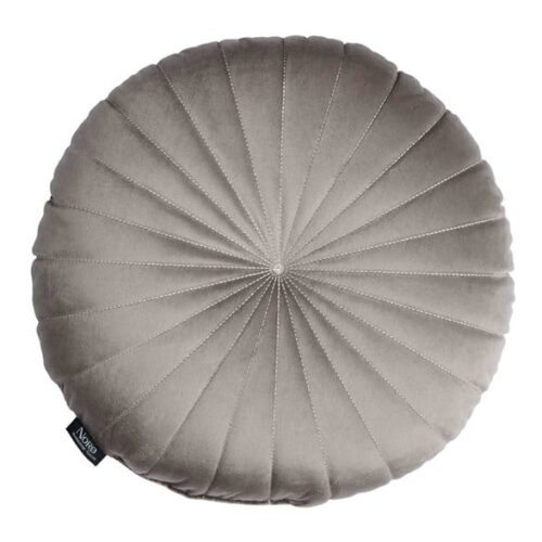 Pyntepute Nervøs Fløyel Ø40 cm – Sibba – Taupe