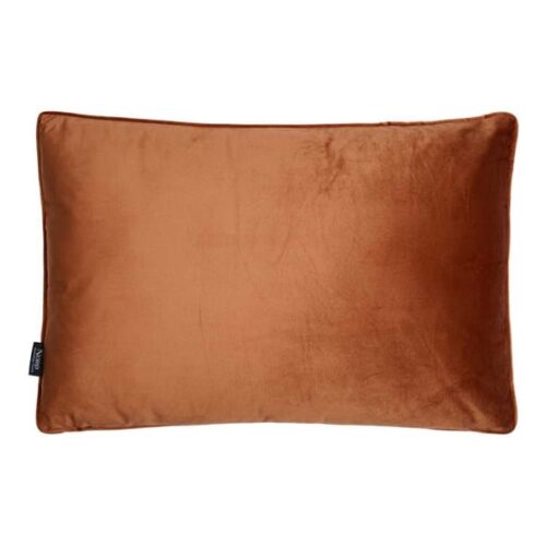 Pyntepute nervøs fløyel 40×60 cm – Hilda – Rust