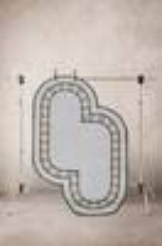 RAILS bomullsteppe 160×230 cm Grå