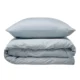 Sengesett 140×200/60×63 cm – Block Grey – bomullssateng
