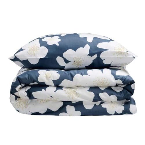 Sengesett 140×200/60×63 cm – Nora – Big Flower – bomullssateng