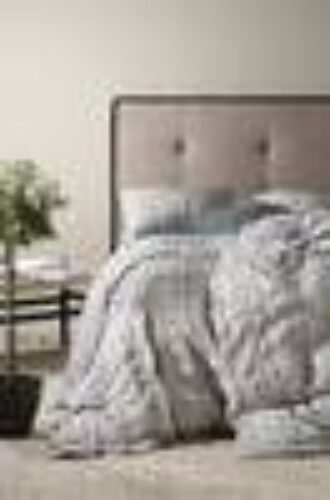 SKYE sengesett enkeltseng Lilla/grønn