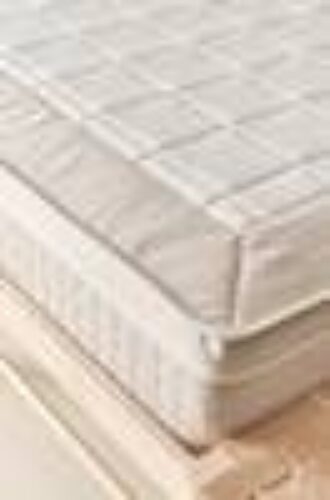 SONHO springfjærmadrass fast 160×200 cm Matt hvit hvit