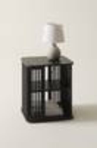 TARIV nattbord Svart matt svart