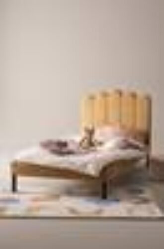 VARESE barneseng 90×200 cm Gul